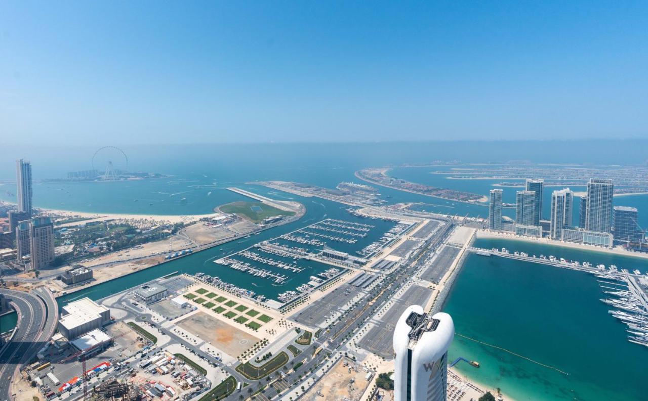 Апартаменты White Sage - Incredible Full Sea And Dubai Eye View In Marina Экстерьер фото
