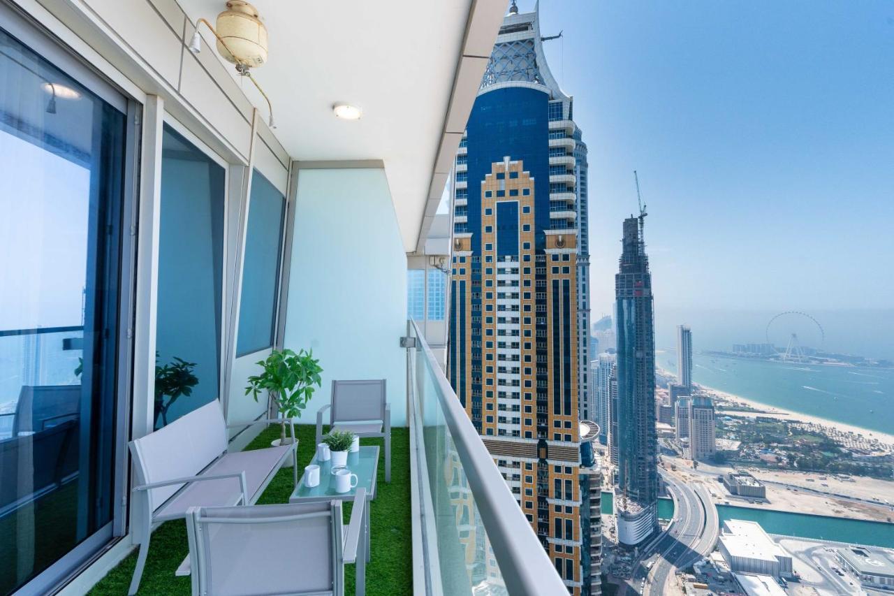 Апартаменты White Sage - Incredible Full Sea And Dubai Eye View In Marina Экстерьер фото
